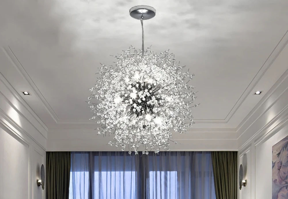 crystal and bronze chandelier