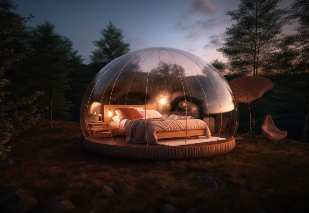 transparent igloo tent